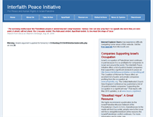 Tablet Screenshot of interfaithpeaceinitiative.com